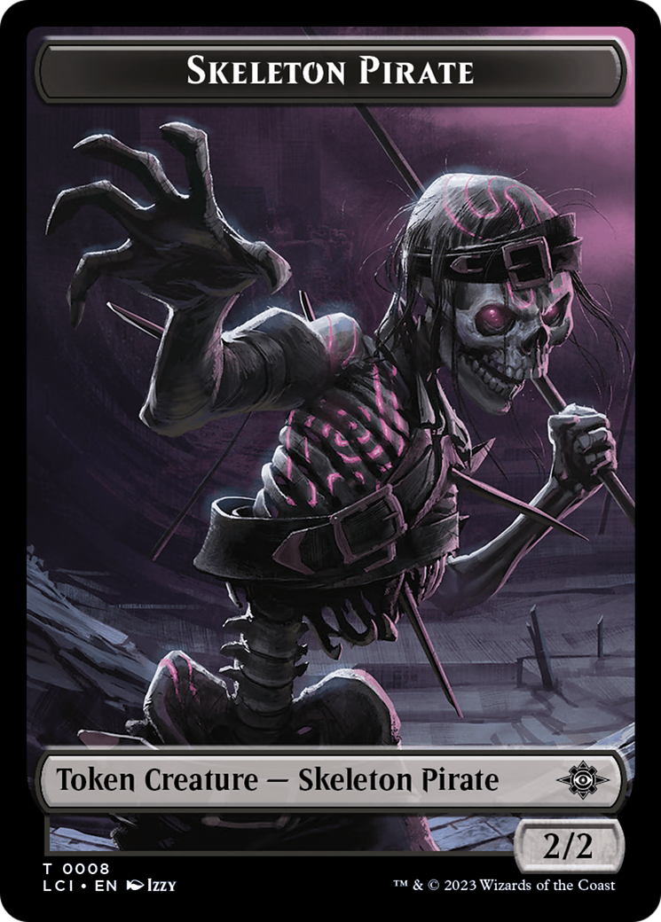 Skeleton Pirate Token [The Lost Caverns of Ixalan Tokens] | Devastation Store