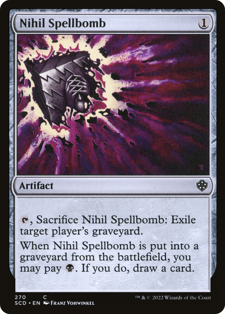 Nihil Spellbomb [Starter Commander Decks] | Devastation Store