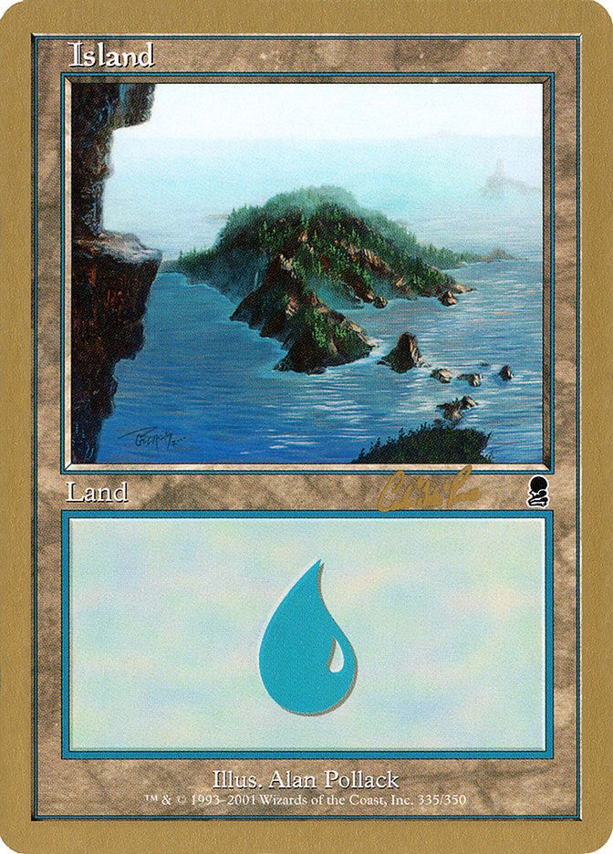 Island (cr335) (Carlos Romao) [World Championship Decks 2002] | Devastation Store