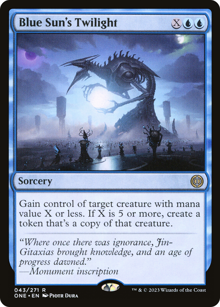 Blue Sun's Twilight [Phyrexia: All Will Be One] | Devastation Store