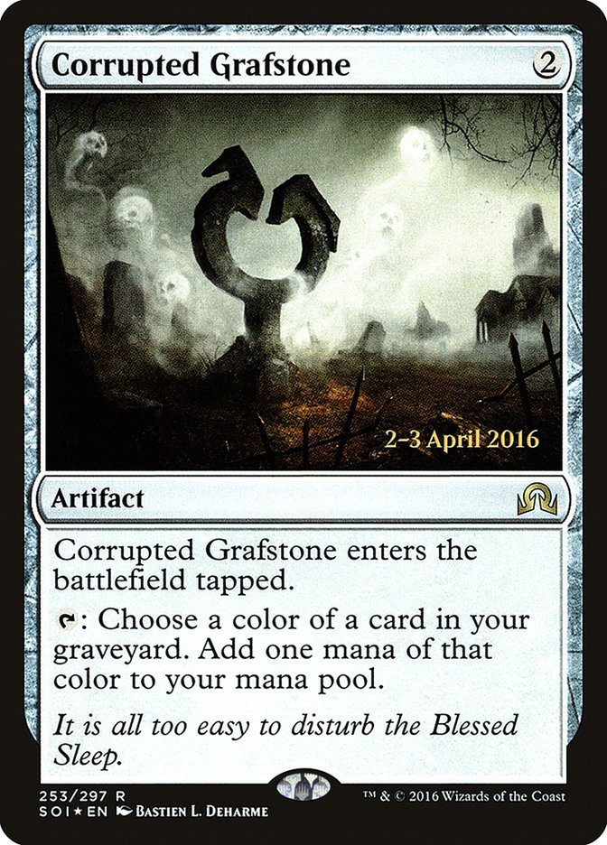 Corrupted Grafstone [Shadows over Innistrad Prerelease Promos] - Devastation Store | Devastation Store