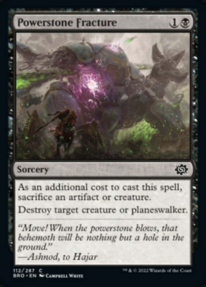 Powerstone Fracture [The Brothers' War] | Devastation Store