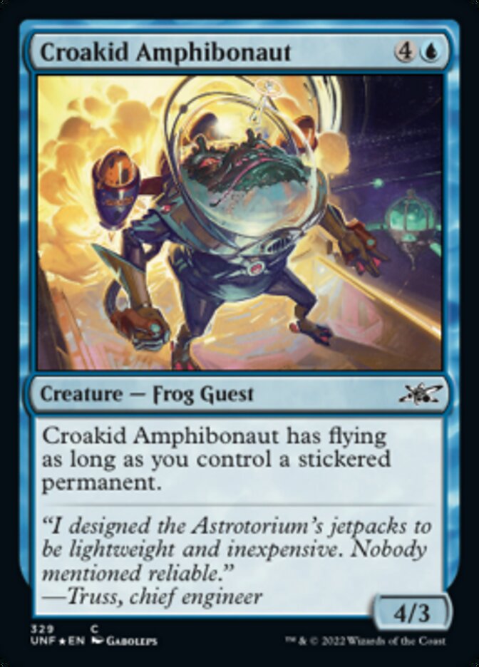 Croakid Amphibonaut (Galaxy Foil) [Unfinity] | Devastation Store