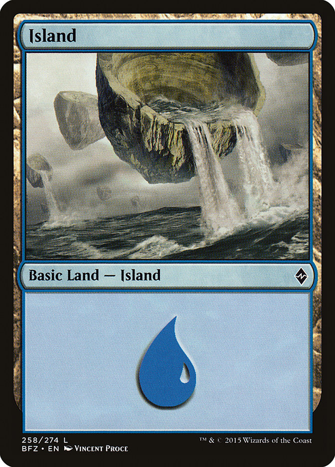Island (258a) [Battle for Zendikar] - Devastation Store | Devastation Store