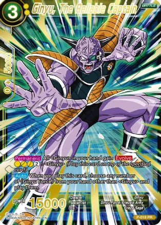 Ginyu, The Reliable Captain (Gold Stamped) [P-019] | Devastation Store