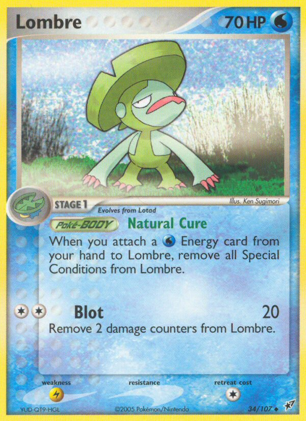 Lombre (34/107) [EX: Deoxys] | Devastation Store