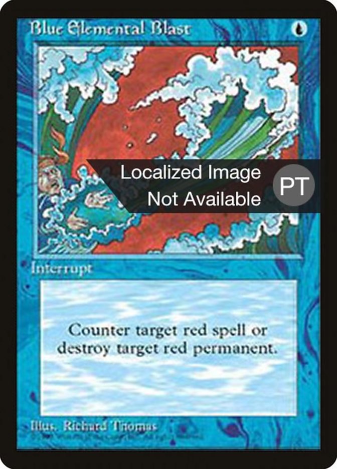 Blue Elemental Blast [Fourth Edition (Foreign Black Border)] | Devastation Store