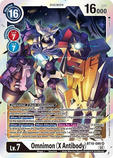 Omnimon (X Antibody) [BT10-086] [Revision Pack Cards] | Devastation Store