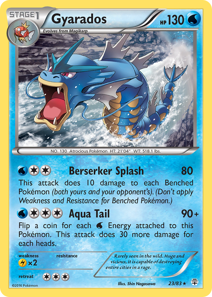 Gyarados (23/83) [XY: Generations] | Devastation Store