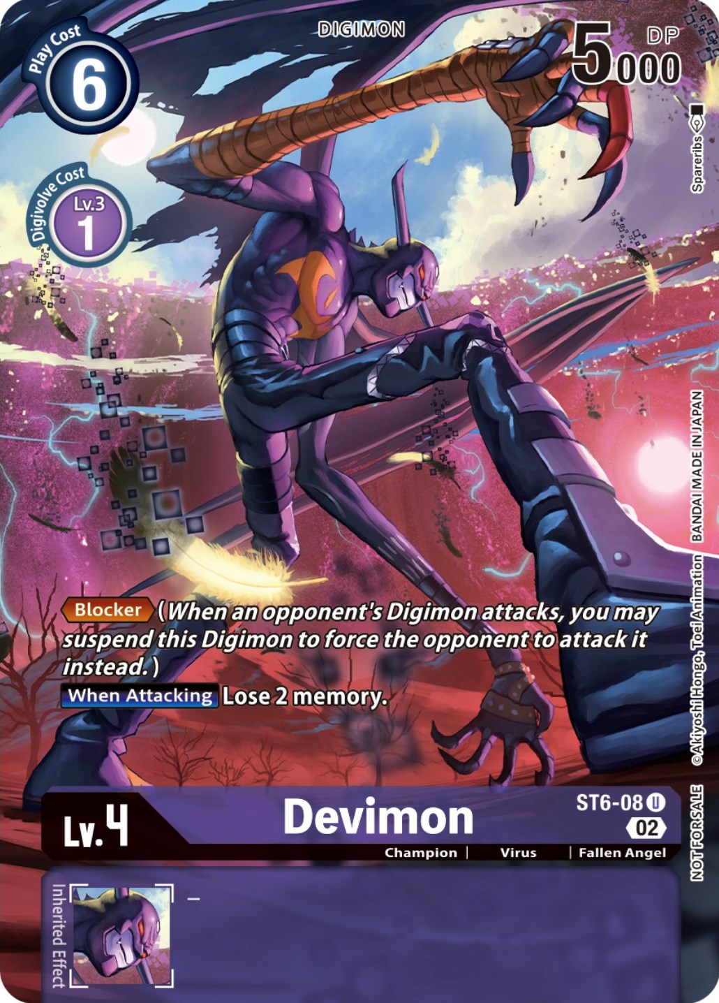 Devimon [ST6-08] (Box Topper) [Dimensional Phase] | Devastation Store