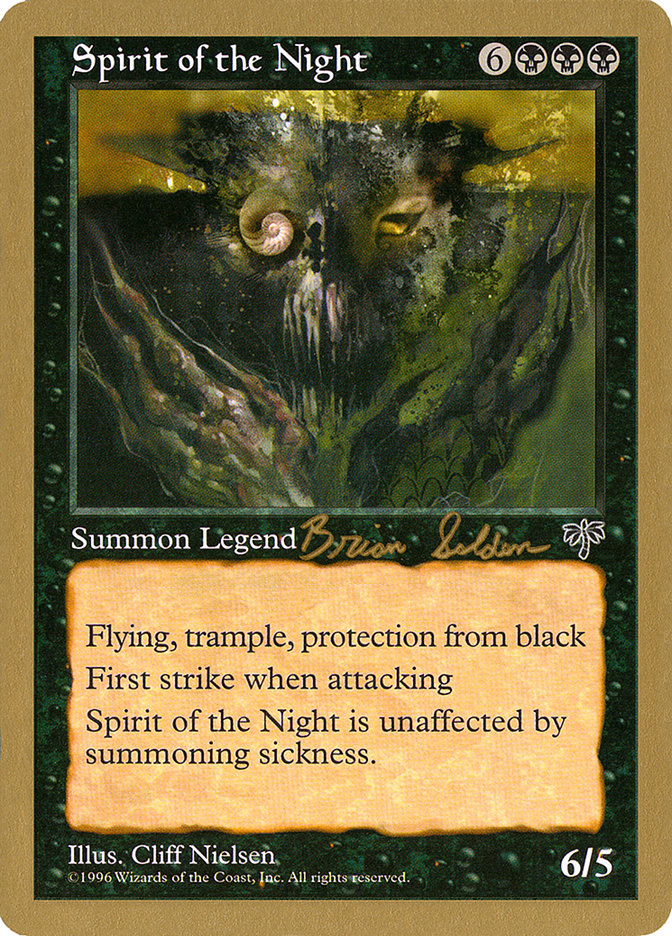 Spirit of the Night (Brian Selden) [World Championship Decks 1998] | Devastation Store