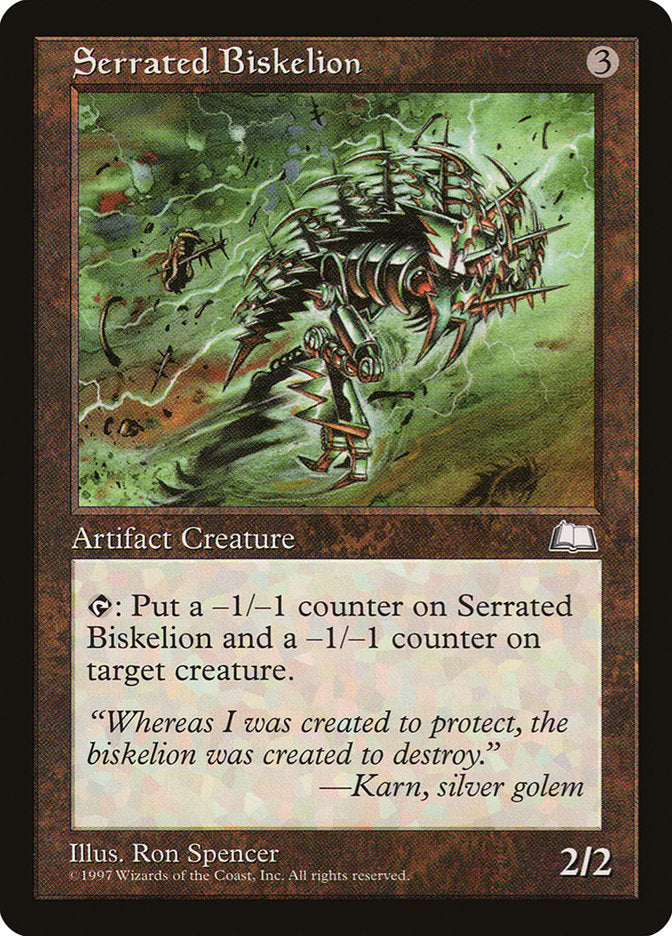 Serrated Biskelion [Weatherlight] | Devastation Store