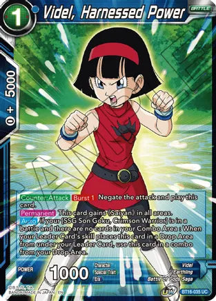 Videl, Harnessed Power [BT16-035] | Devastation Store