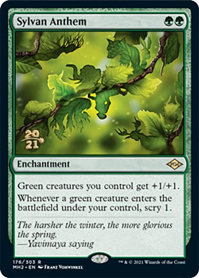 Sylvan Anthem [Modern Horizons 2 Prerelease Promos] | Devastation Store