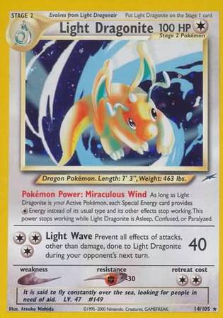 Light Dragonite (14/105) [Neo Destiny Unlimited] | Devastation Store