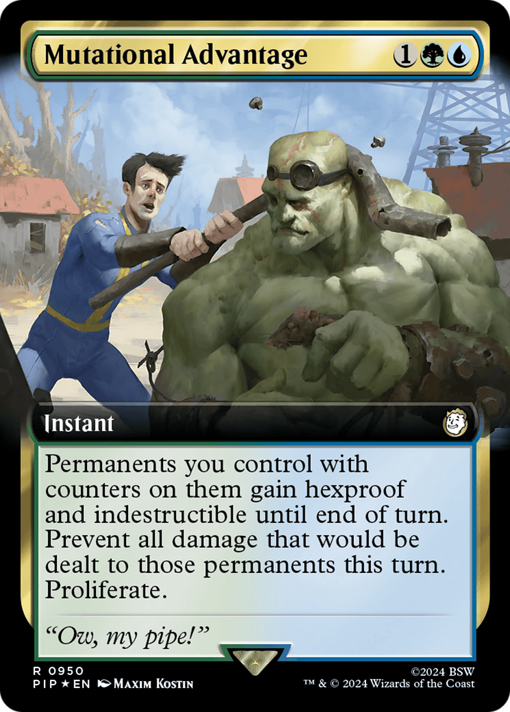 Mutational Advantage (Extended Art) (Surge Foil) [Fallout] | Devastation Store