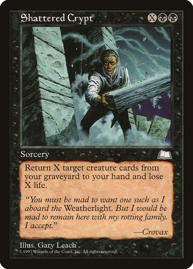 Shattered Crypt [Weatherlight] - Devastation Store | Devastation Store