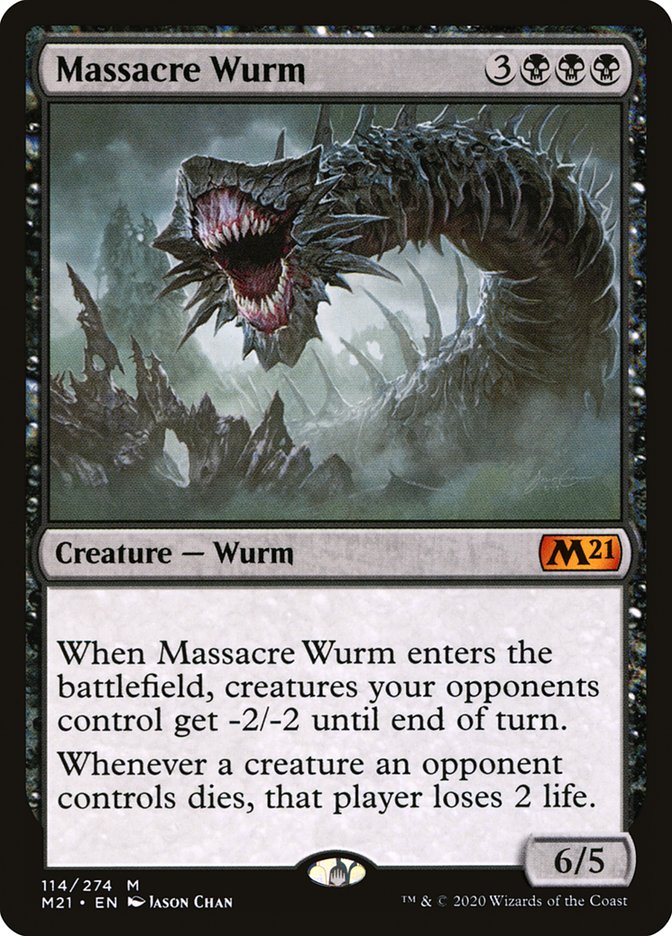 Massacre Wurm [Core Set 2021] | Devastation Store