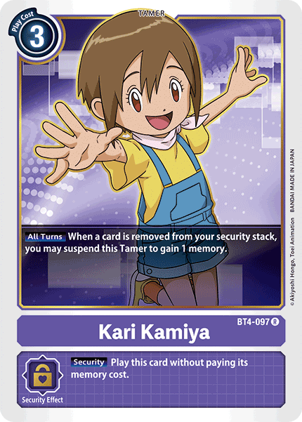 Kari Kamiya [BT4-097] [Great Legend] | Devastation Store