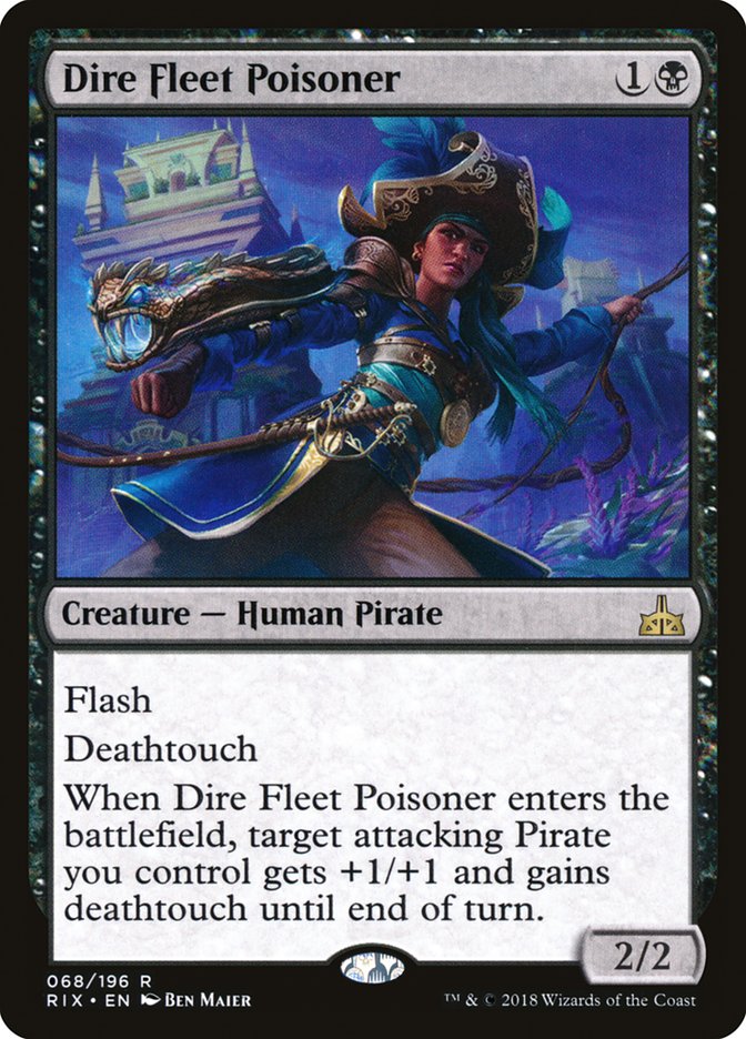 Dire Fleet Poisoner [Rivals of Ixalan] - Devastation Store | Devastation Store