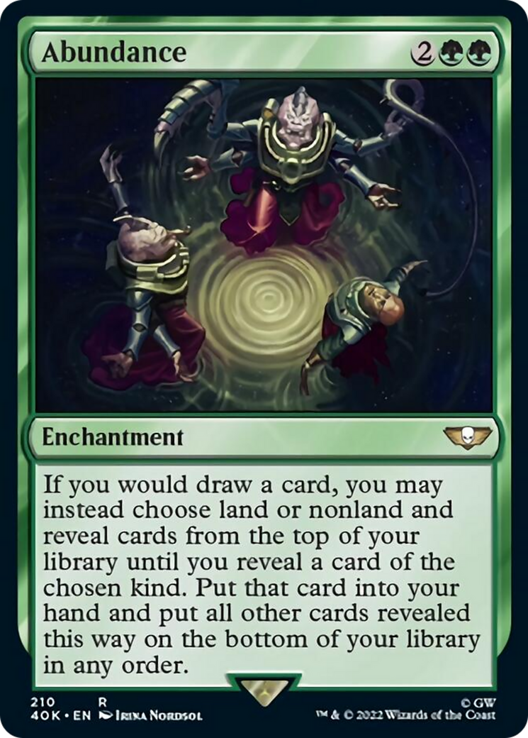 Abundance (Surge Foil) [Universes Beyond: Warhammer 40,000] | Devastation Store