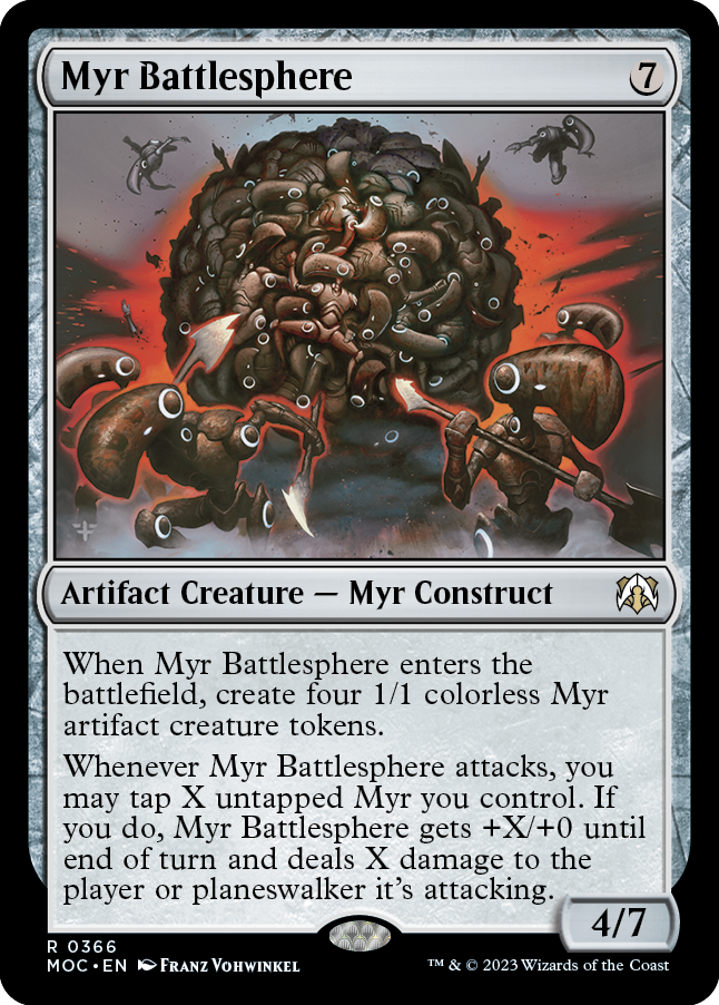 Myr Battlesphere [March of the Machine Commander] | Devastation Store