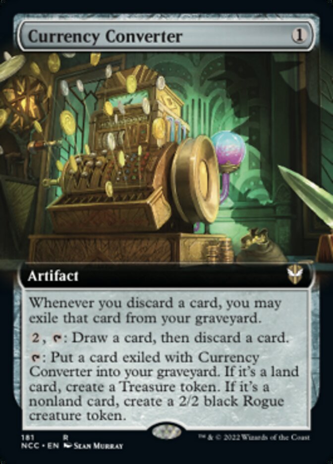 Currency Converter (Extended Art) [Streets of New Capenna Commander] | Devastation Store