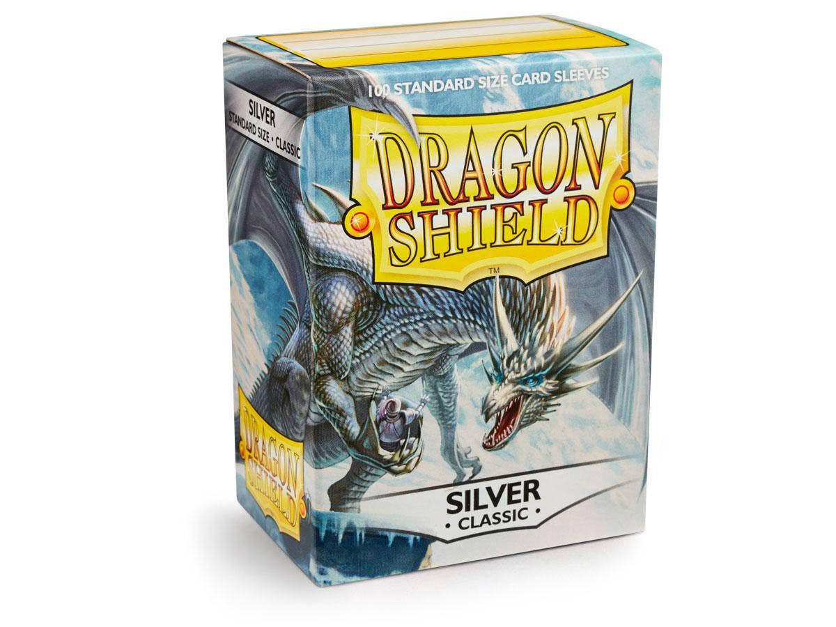 Dragon Shield Classic Sleeve - Silver ‘Mirage’ 100ct - Devastation Store | Devastation Store