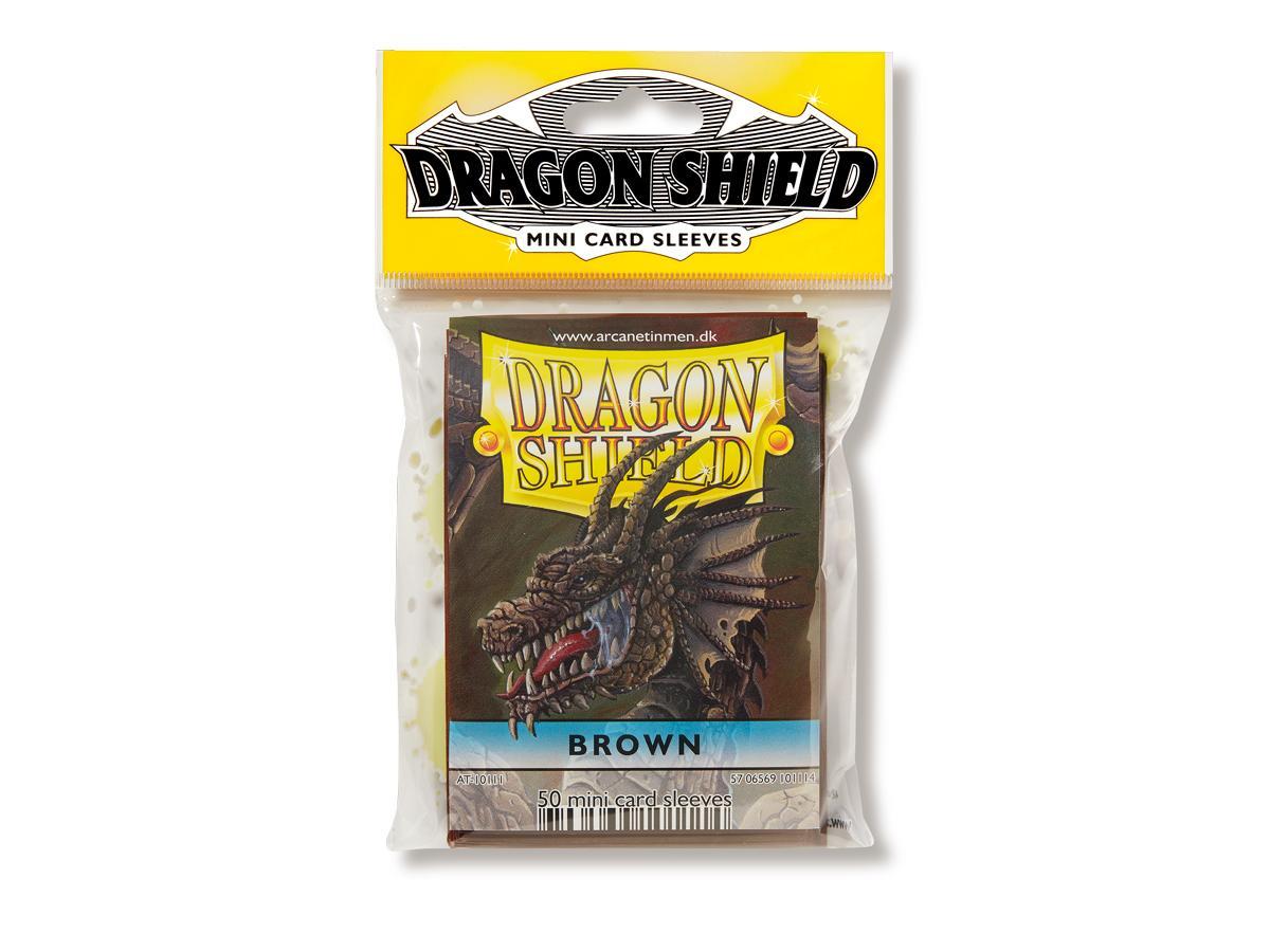 Dragon Shield Classic (Mini) Sleeve - Brown ‘Brakish’ 50ct - Devastation Store | Devastation Store