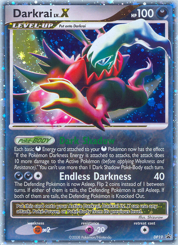 Darkrai LV.X (DP19) [Diamond & Pearl: Black Star Promos] | Devastation Store