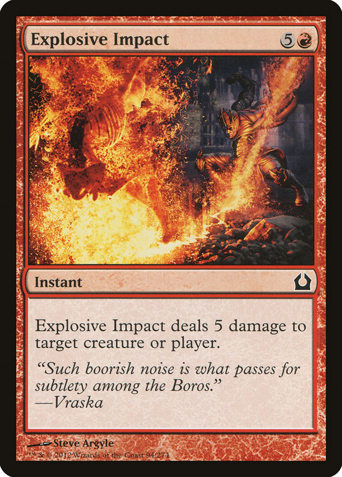 Explosive Impact [Return to Ravnica] - Devastation Store | Devastation Store