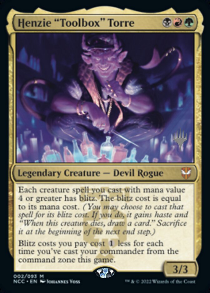 Henzie "Toolbox" Torre (Promo Pack) [Streets of New Capenna Commander Promos] | Devastation Store