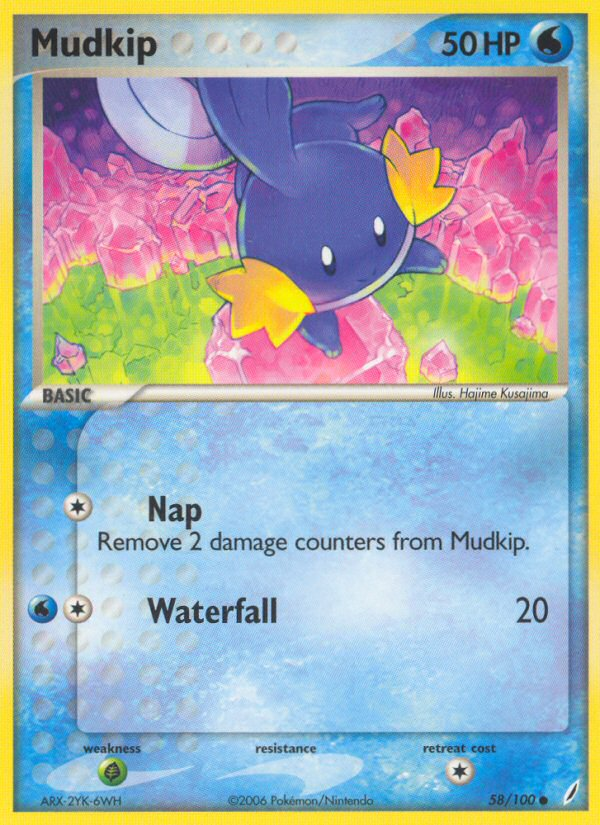 Mudkip (58/100) [EX: Crystal Guardians] | Devastation Store