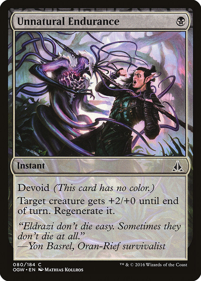 Unnatural Endurance [Oath of the Gatewatch] | Devastation Store