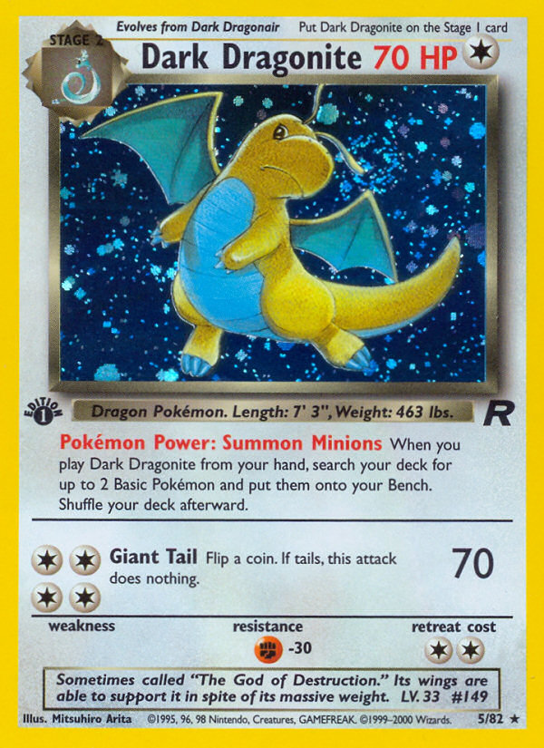 Dark Dragonite (5/82) [Team Rocket 1st Edition] | Devastation Store