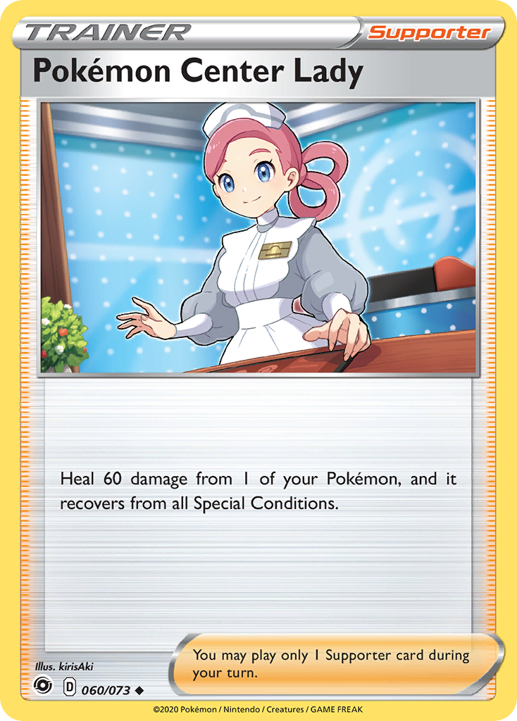 Pokemon Center Lady (060/073) [Sword & Shield: Champion's Path] | Devastation Store