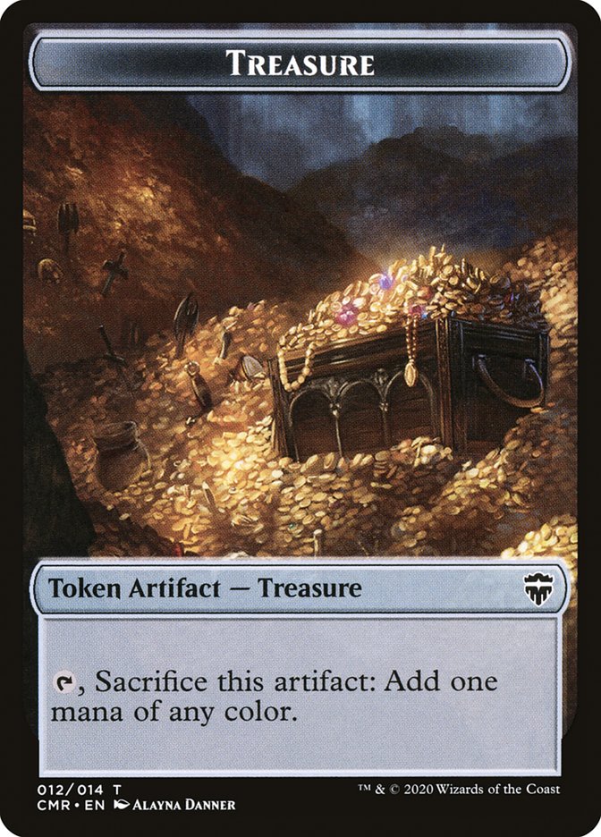 Treasure Token [Commander Legends Tokens] | Devastation Store