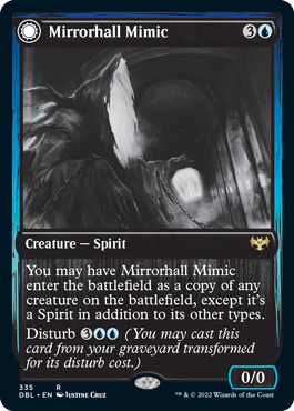 Mirrorhall Mimic // Ghastly Mimicry [Innistrad: Double Feature] | Devastation Store