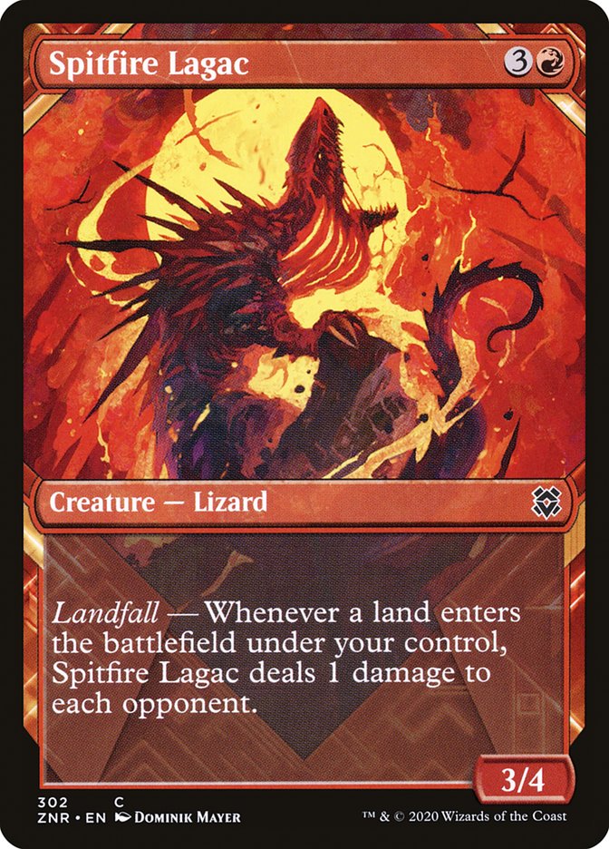 Spitfire Lagac (Showcase) [Zendikar Rising] | Devastation Store