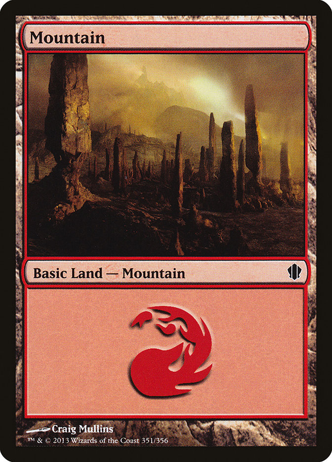 Mountain (351) [Commander 2013] | Devastation Store