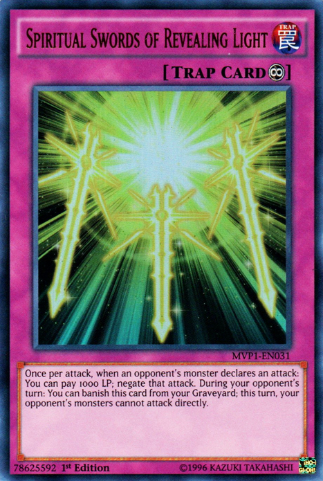 Spiritual Swords of Revealing Light [MVP1-EN031] Ultra Rare | Devastation Store