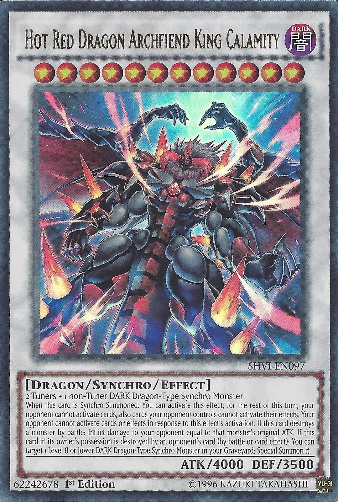 Hot Red Dragon Archfiend King Calamity [SHVI-EN097] Ultra Rare | Devastation Store