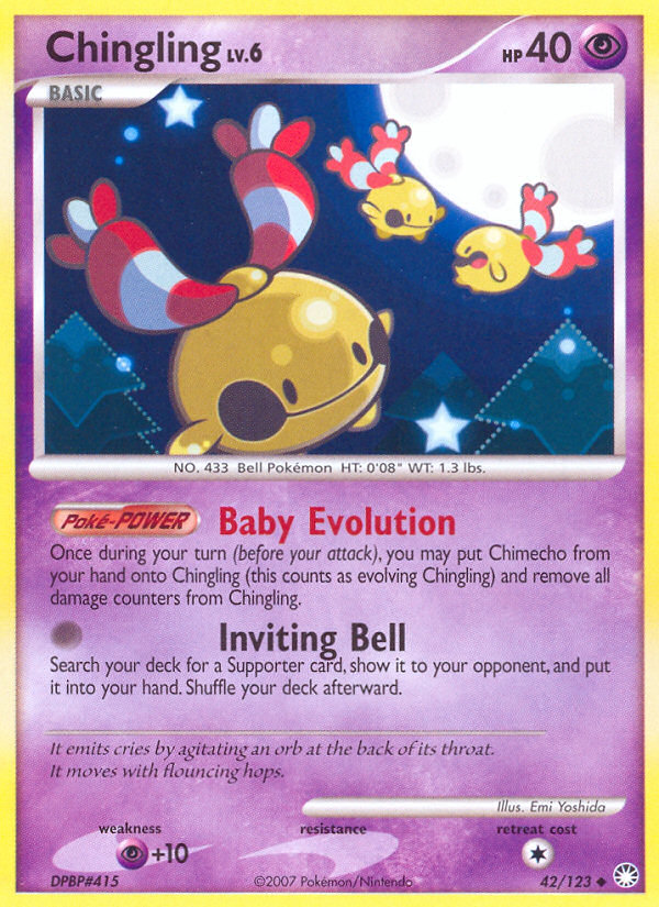 Chingling (42/123) [Diamond & Pearl: Mysterious Treasures] | Devastation Store