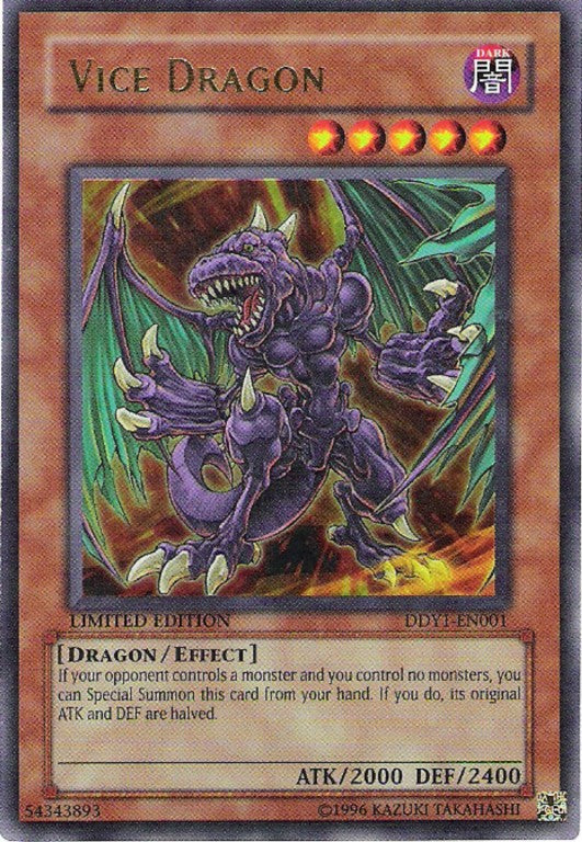 Vice Dragon (Promo) [DDY1-EN001] Ultra Rare | Devastation Store