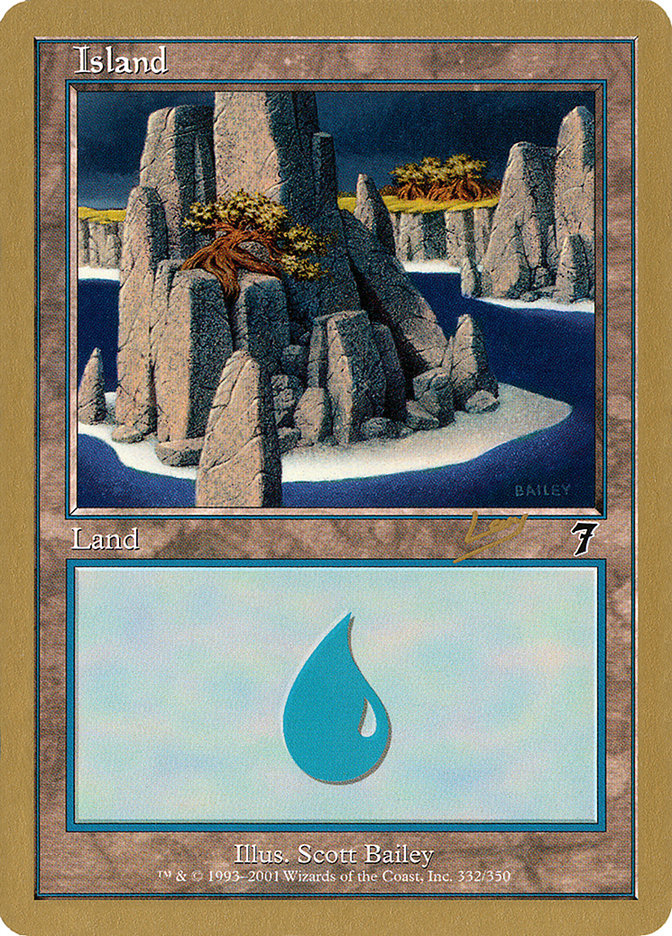 Island (rl332) (Raphael Levy) [World Championship Decks 2002] | Devastation Store