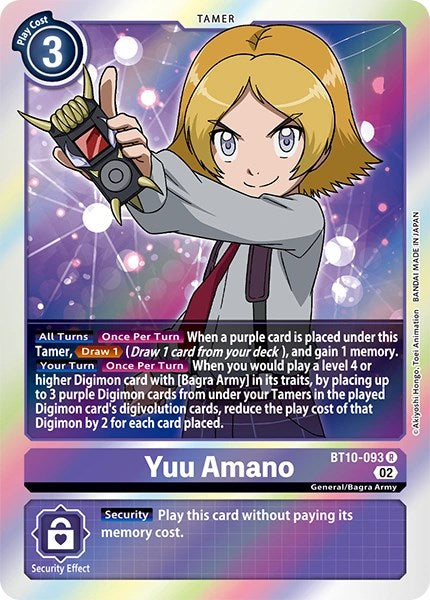 Yuu Amano [BT10-093] [Revision Pack Cards] | Devastation Store