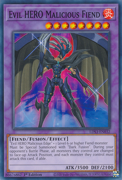 Evil HERO Malicious Fiend [LDS3-EN032] Common | Devastation Store