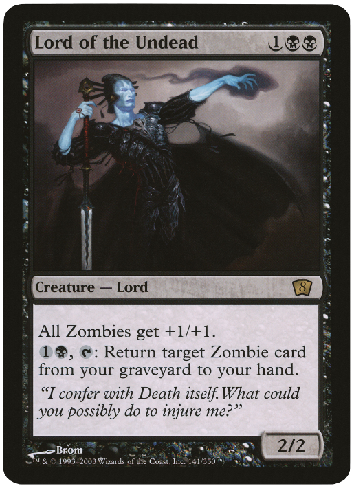 Lord of the Undead (Oversized) [Eighth Edition Box Topper] | Devastation Store
