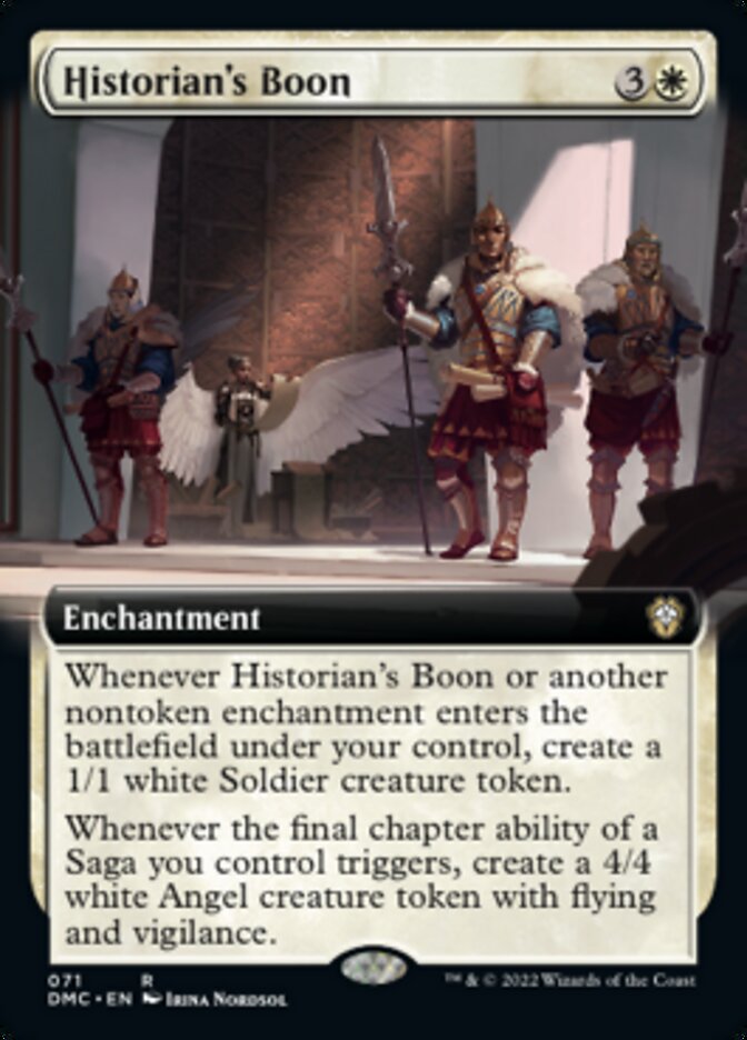 Historian's Boon (Extended Art) [Dominaria United Commander] | Devastation Store