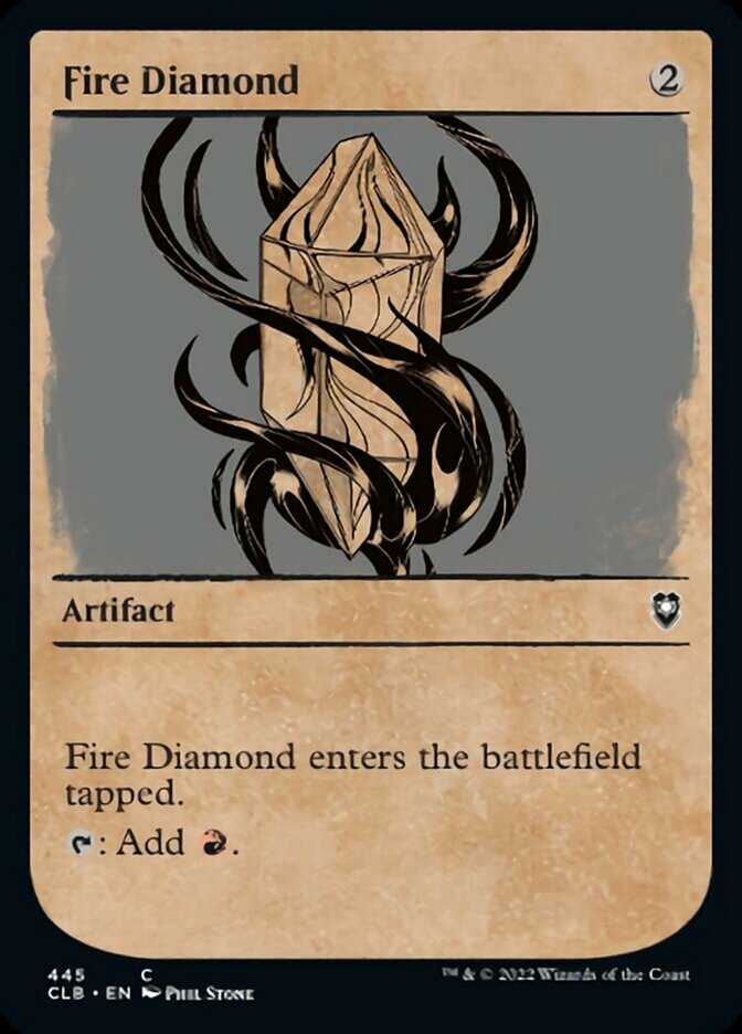 Fire Diamond (Showcase) [Commander Legends: Battle for Baldur's Gate] | Devastation Store